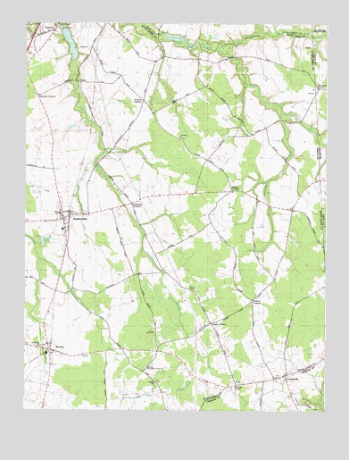 Sudlersville, MD USGS Topographic Map