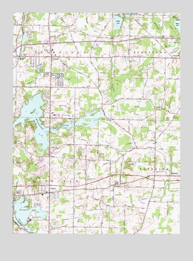 Suffield, OH USGS Topographic Map