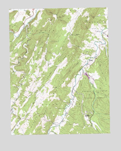 Sugar Grove, WV USGS Topographic Map