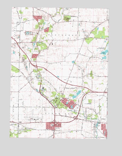 Sugar Grove Illinois Map Sugar Grove, Il Topographic Map - Topoquest