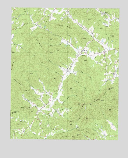 Sugar Hill, NC USGS Topographic Map