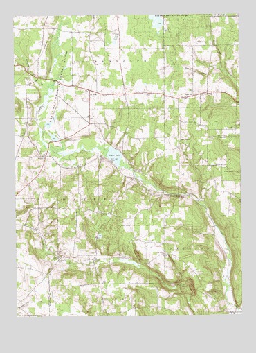 Sugar Lake, PA USGS Topographic Map