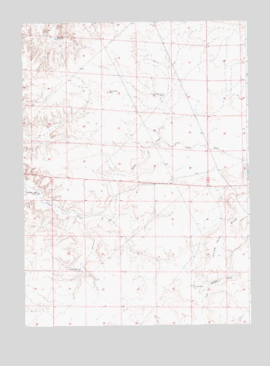 Sugar Loaf NE, WY USGS Topographic Map