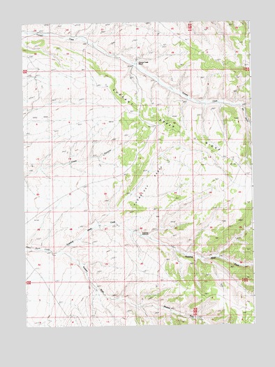 Sugarloaf Basin, WY USGS Topographic Map