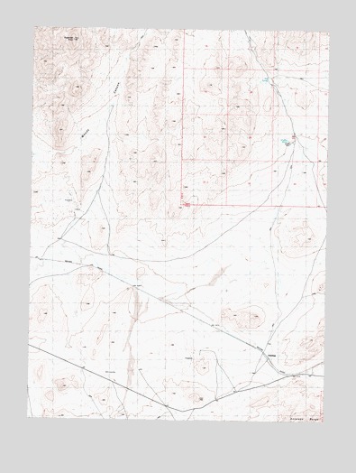 Sugarloaf Knob, NV USGS Topographic Map