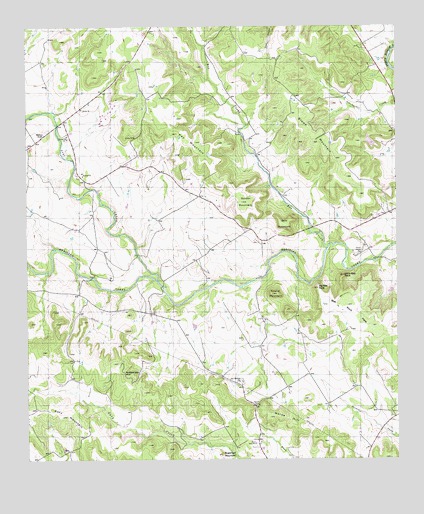 Sugarloaf Mountain, TX USGS Topographic Map