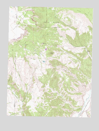 Sugarloaf Mountain, CO USGS Topographic Map
