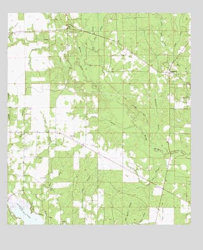 Sugartown, LA USGS Topographic Map