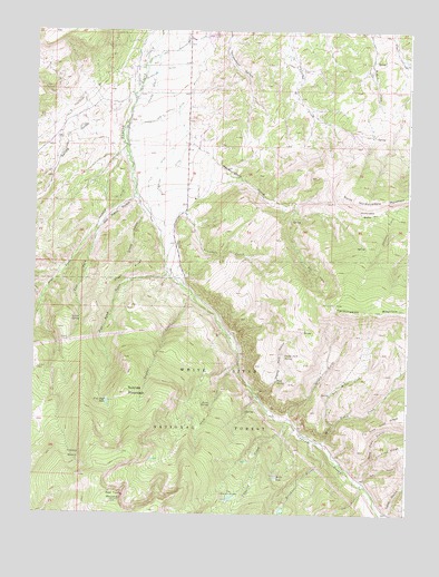 Suicide Mountain, CO USGS Topographic Map