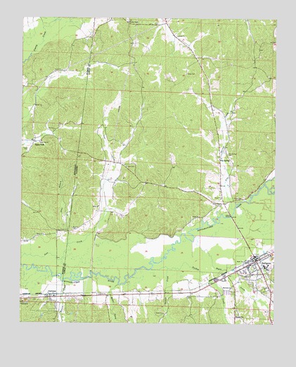 Sulligent, AL USGS Topographic Map