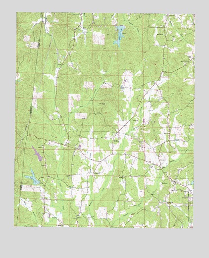Sulligent SW, AL USGS Topographic Map
