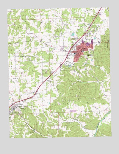 Sullivan, MO USGS Topographic Map
