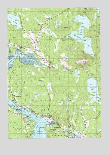 Sullivan, ME USGS Topographic Map