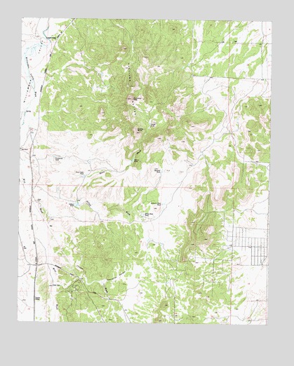 Sullivan Buttes, AZ USGS Topographic Map