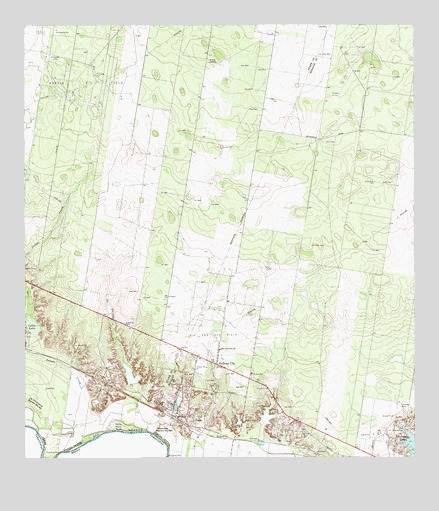 Sullivan City, TX USGS Topographic Map