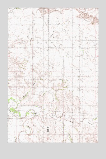 Sullivan Coulee, MT USGS Topographic Map