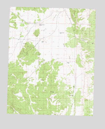 Sullivan Draw North, AZ USGS Topographic Map