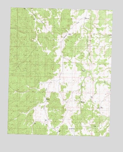 Sullivan Draw South, AZ USGS Topographic Map