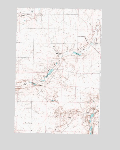 Sullivan Lake, WA USGS Topographic Map