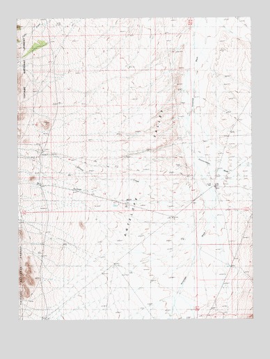 Sullivan Wash, NV USGS Topographic Map