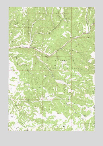 Sulphur Bar Creek, MT USGS Topographic Map