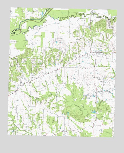 Sulphur Bluff, TX USGS Topographic Map