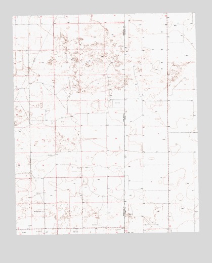Bledsoe NE, TX USGS Topographic Map