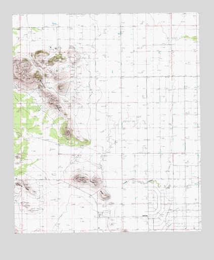 Sulphur Hills, AZ USGS Topographic Map