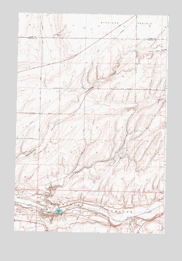 Sulphur Lake, WA USGS Topographic Map