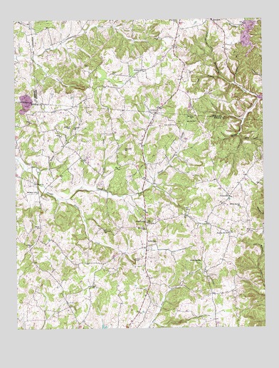 Sulphur Lick, KY USGS Topographic Map