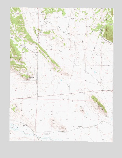 Sulphur Mountain, CO USGS Topographic Map