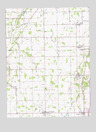 Sulphur Springs, IN USGS Topographic Map