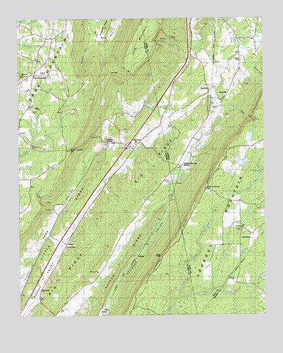 Sulphur Springs, AL USGS Topographic Map