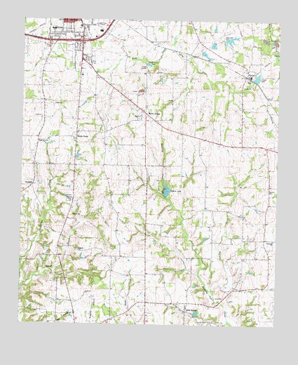 Sulphur Springs SE, TX USGS Topographic Map