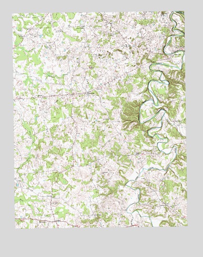 Sulphur Well, KY USGS Topographic Map