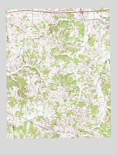 Summer Shade, KY USGS Topographic Map