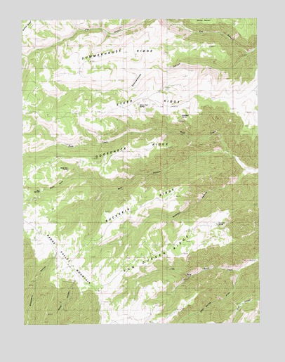 Summerhouse Ridge, UT USGS Topographic Map