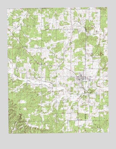 Summersville, MO USGS Topographic Map