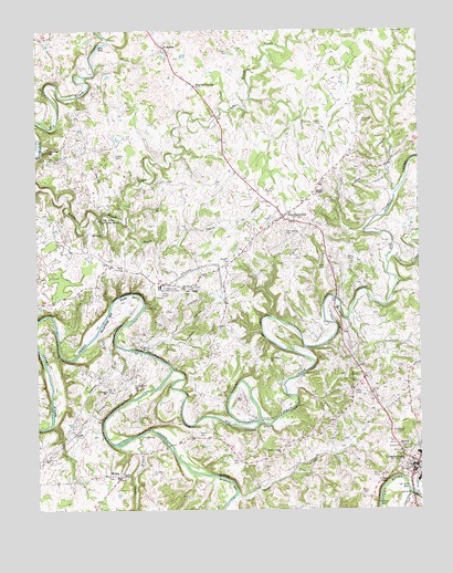 Summersville, KY USGS Topographic Map