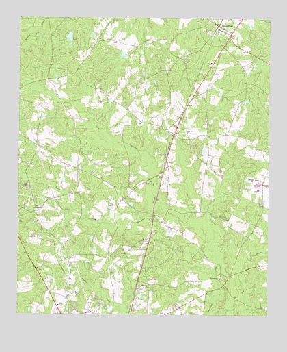 Summertown, GA USGS Topographic Map