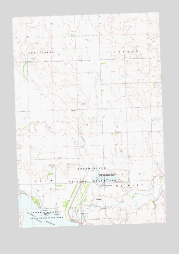 Summerville, SD USGS Topographic Map