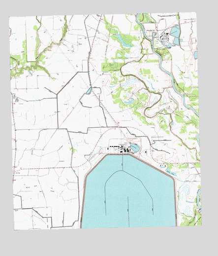 Blessing SE, TX USGS Topographic Map