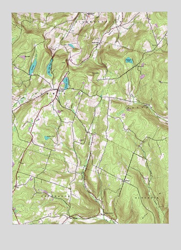 Summit, NY USGS Topographic Map
