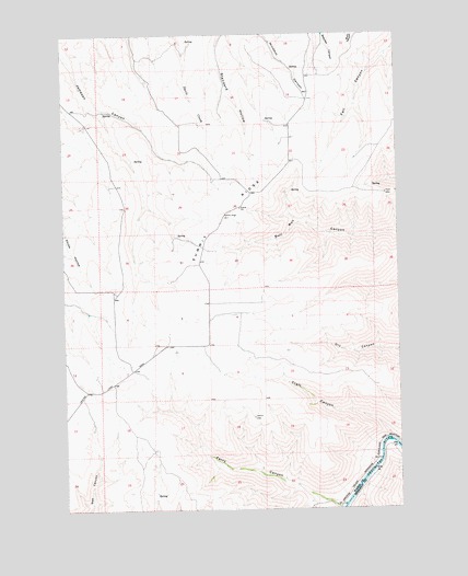 Summit Ridge, OR USGS Topographic Map