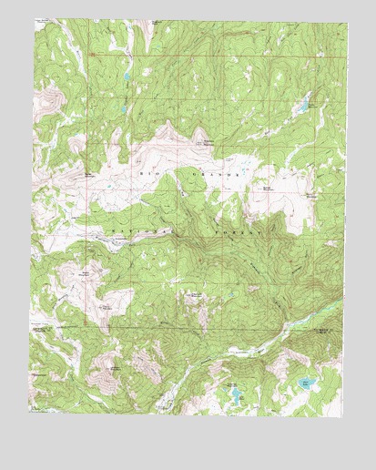 Summitville, CO USGS Topographic Map