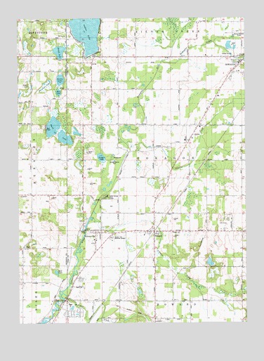 Sumnerville, MI USGS Topographic Map