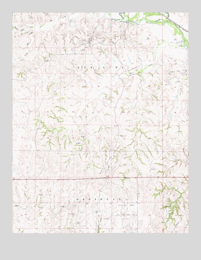 Sun City SW, KS USGS Topographic Map