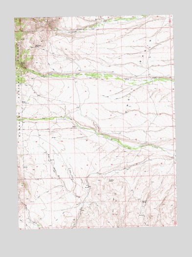 Sun Creek NW, NV USGS Topographic Map