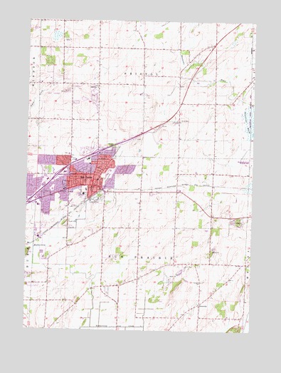 Sun Prairie, WI USGS Topographic Map