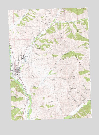Sun Valley, ID USGS Topographic Map